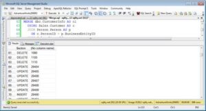 MERGE SQL - MERGE operation in Transact-SQL language