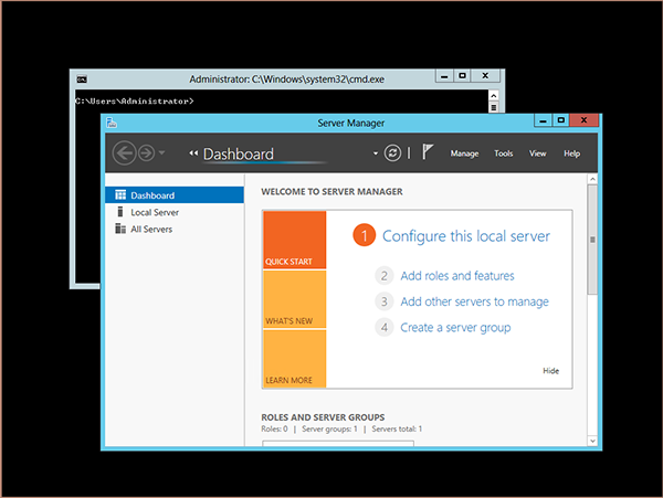 Server Core mode in Windows Server 2012 is the main recommended mode to install and use Windows Server