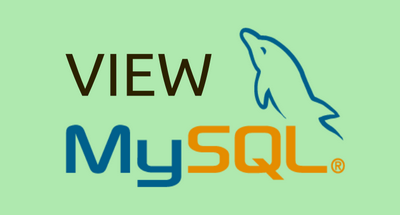 mysql create view with variable