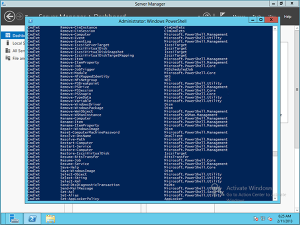 Windows Server 2012 introduces a new Server Manager.