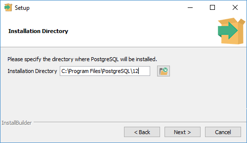 you will need to specify the folder to install