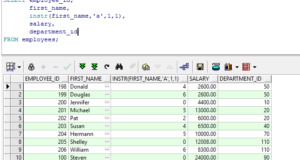 SQLS*Plus - Oracle INSTR4 function 1