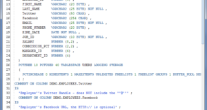 Oracle ALTER TABLESPACE operator