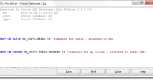 Oracle Comments