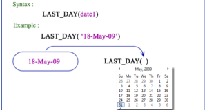 Oracle LAST_DAY function