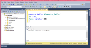 SQLS*Plus - Oracle LOCAL TEMPORARY TABLES 1