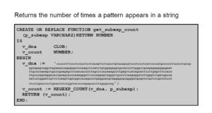 Oracle REGEXP_COUNT function