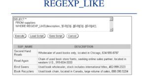 Oracle REGEXP_LIKE function