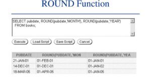 SQLS*Plus - Oracle ROUND function FOR DATE 1