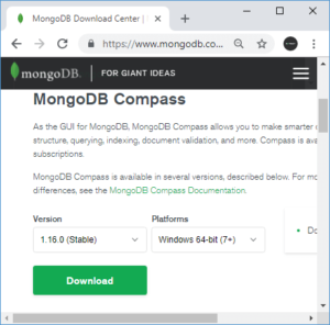 mongodb compass unique values