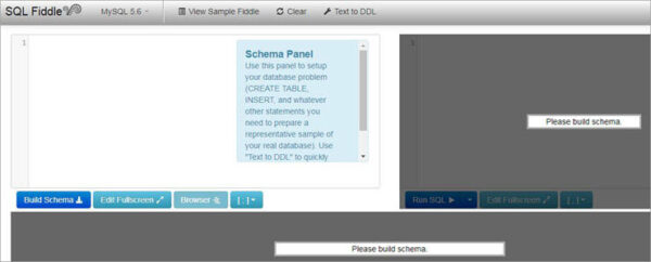 SQL Fiddle